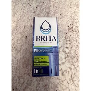 Brita Elite Replacement Water Filter OB06 Blue 6 Month 120 Gallon Lead Reduction